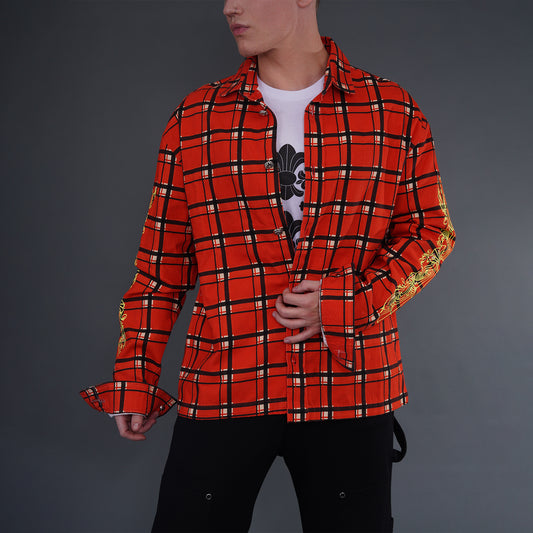 A&G Plaid Shirt Jacket