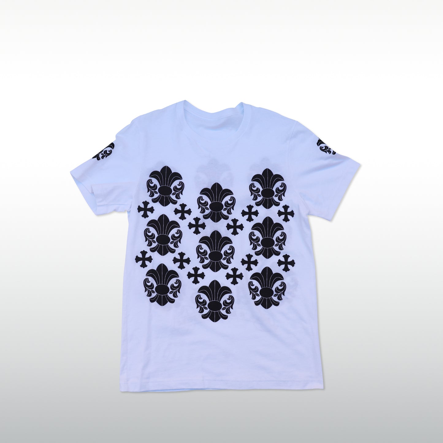 A&G Short Sleeve Tee-shirt Fleur de Lis Multi