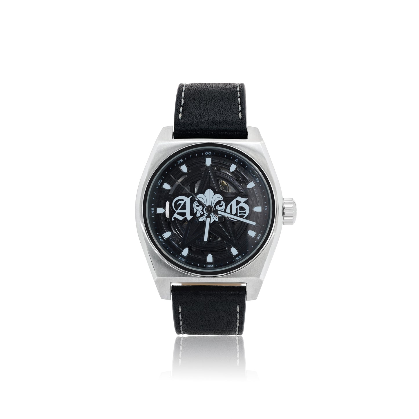 A&G Automatic Watch -Big Star/BLACK