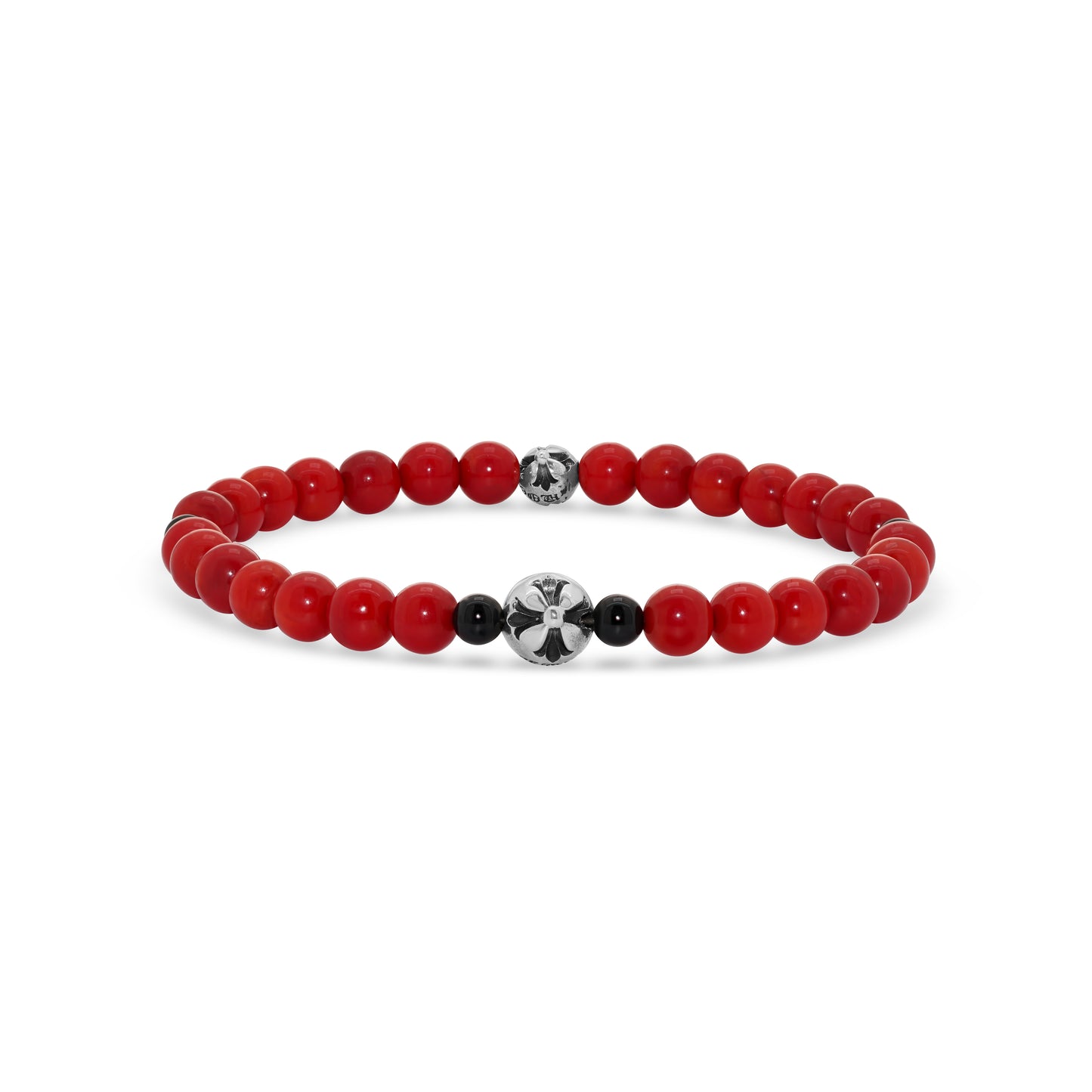 Red Carnelian Bead Bracelet