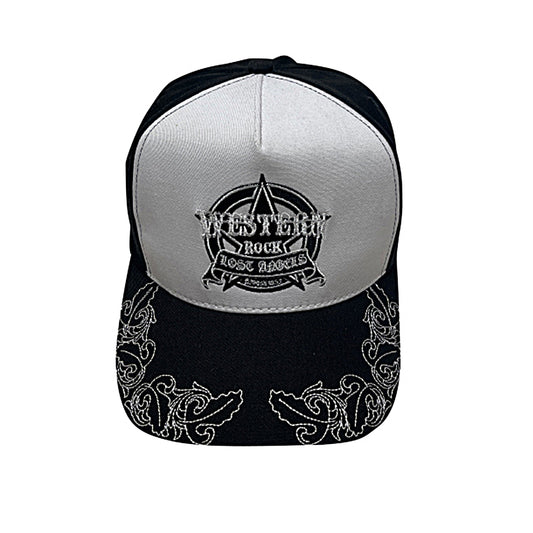 A&G Western Rock Baseball Cap - Black/White