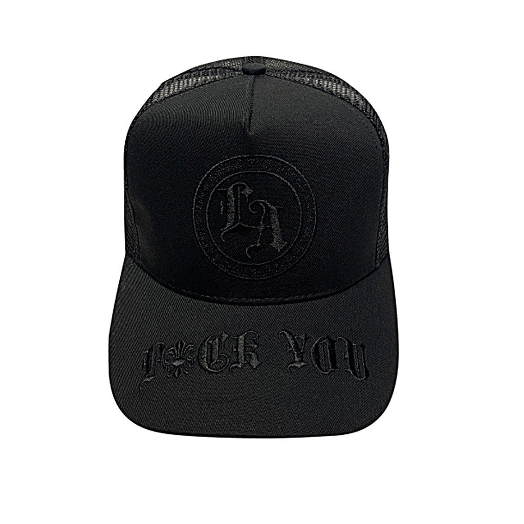 A&G LA F*ck You Baseball Cap - Black/black