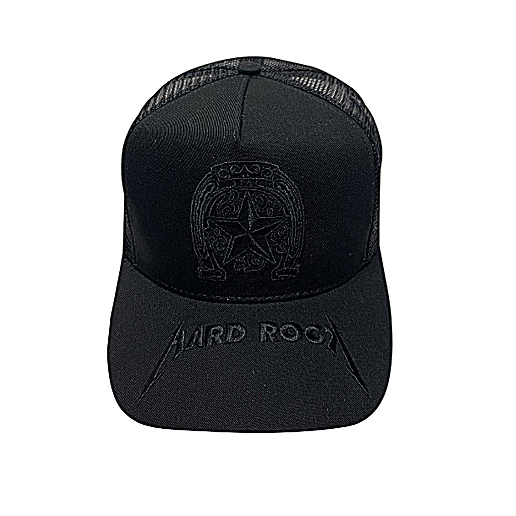 A&G  Star Hard Rock Baseball Cap - Black/Black