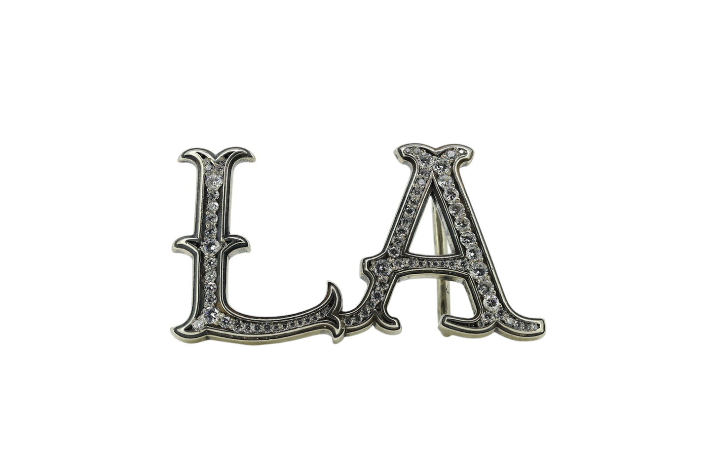 A&G Rock N’ Roll LA Belt Buckle With Moissanite Setting