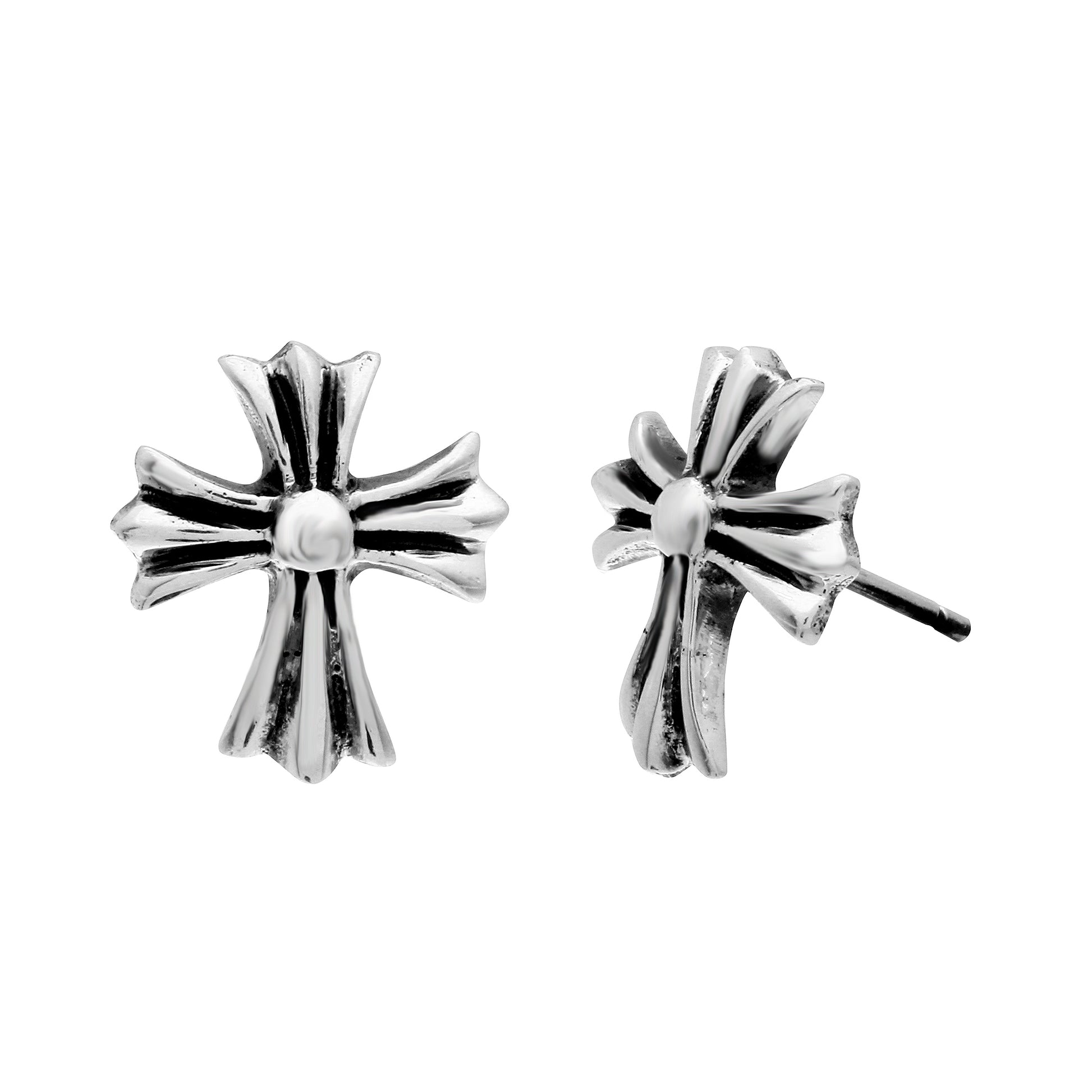 a&g-rock-sterling-silver-cross-earring