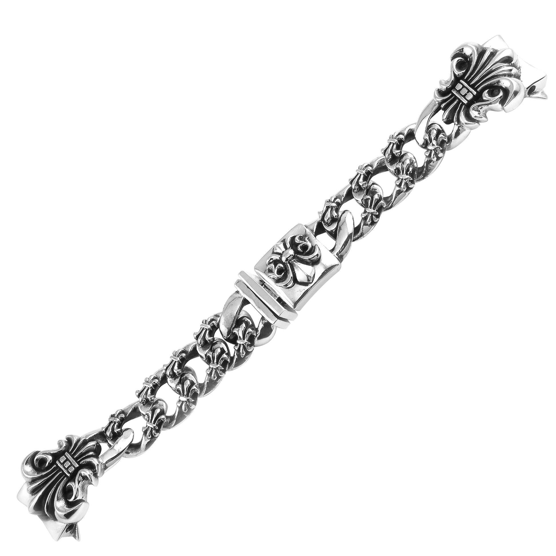 a&g-rock-fleur-de-lis-sterling-silver-watchband-clasp