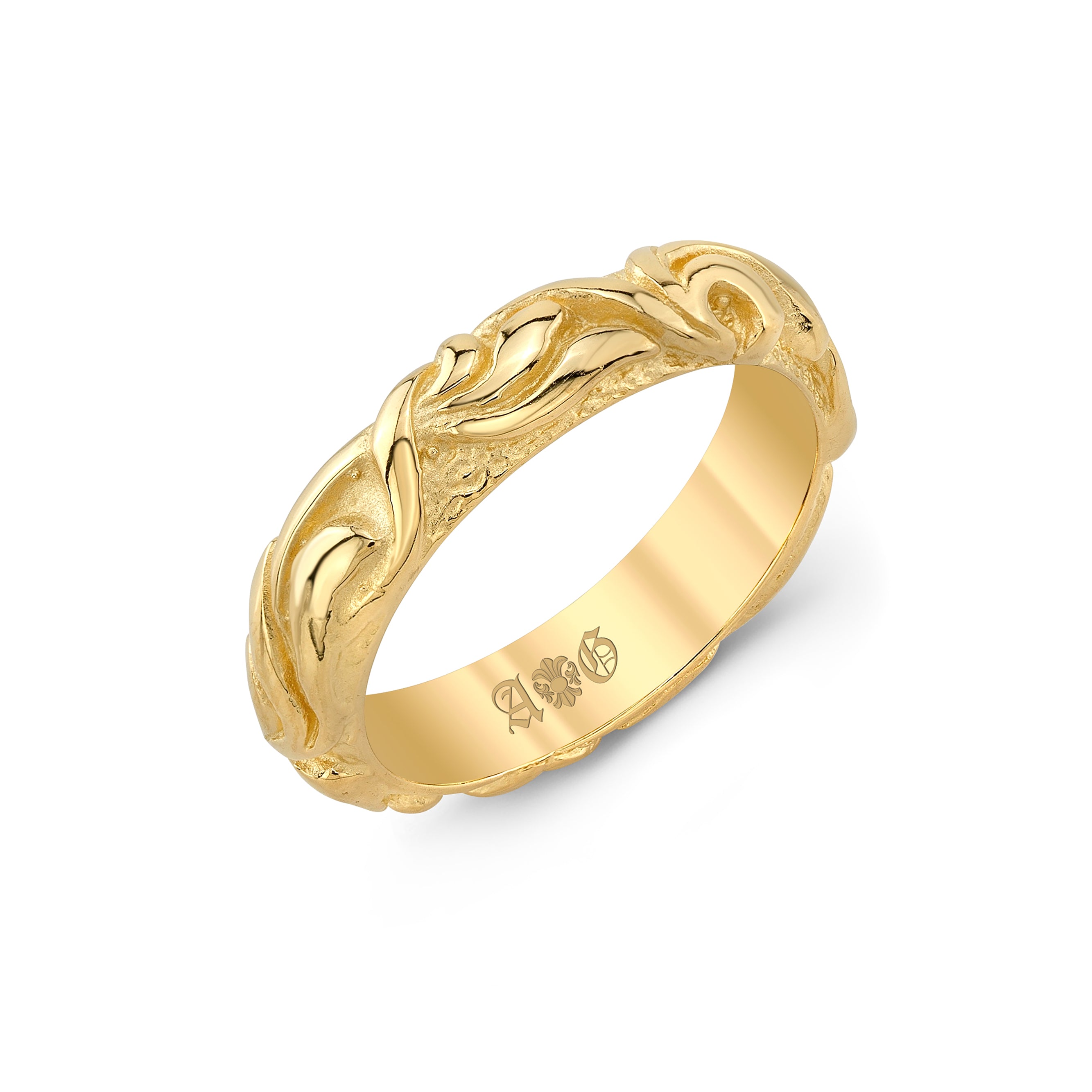 Celtic 14K Yellow Gold Band – A&G Rock