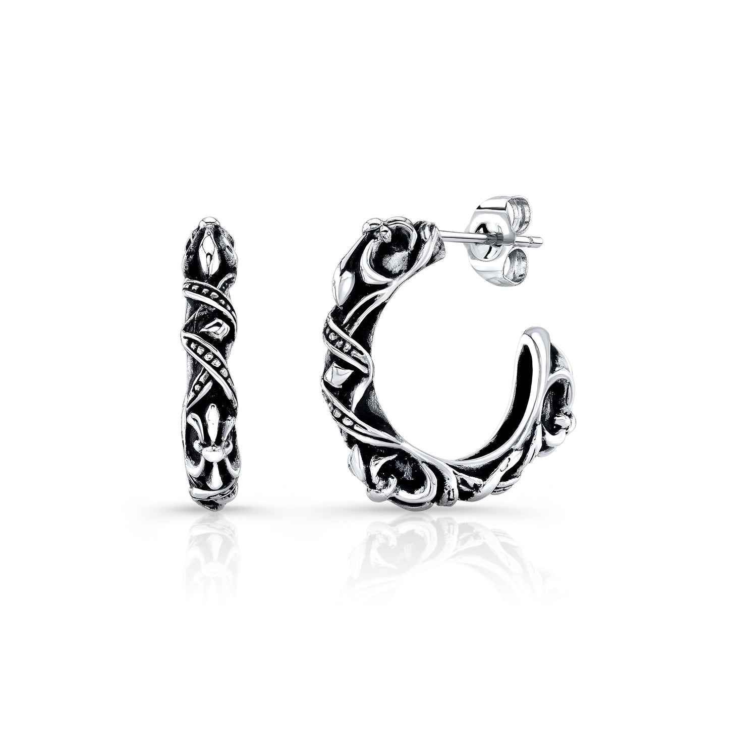 FDL Loop Sterling Silver Earring