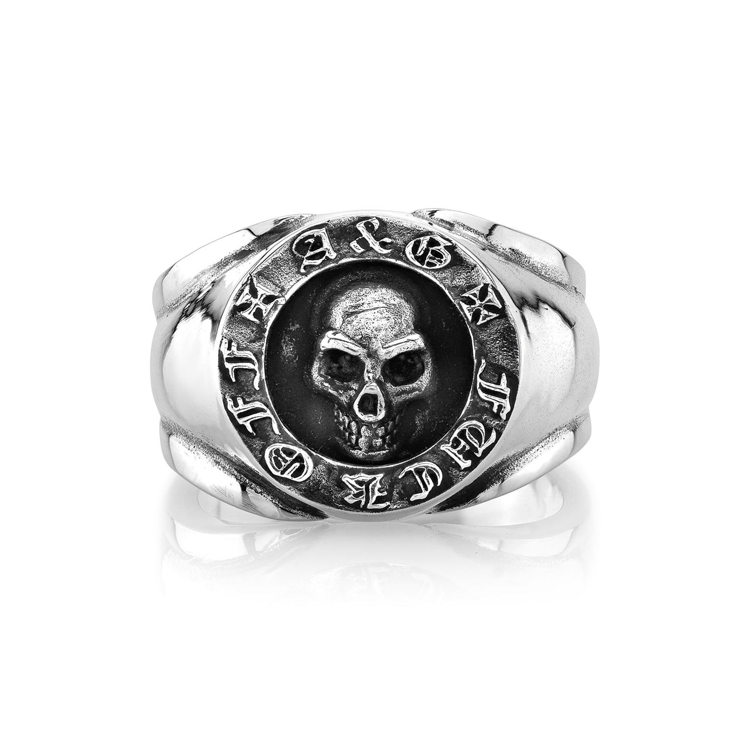 FO Skull Sterling Silver Ring