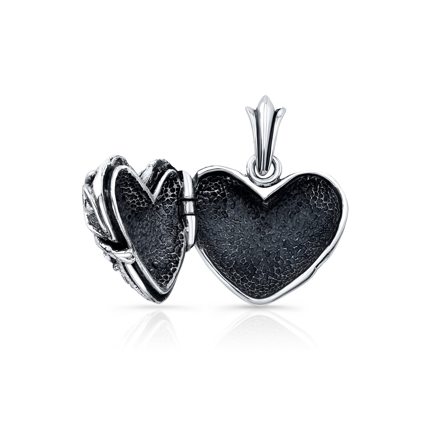 Heart Locket Sterling Silver Pendant