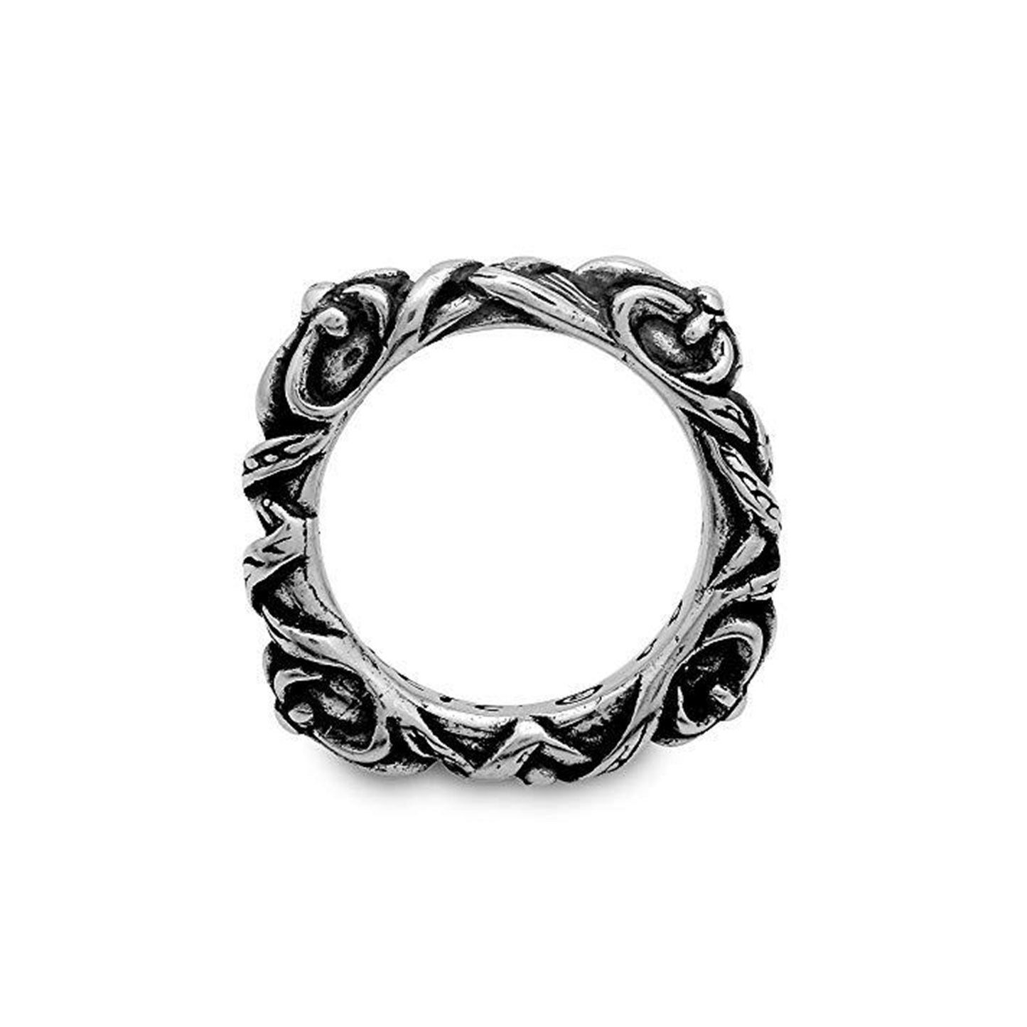 Celtic Braided Sterling Silver Band Ring